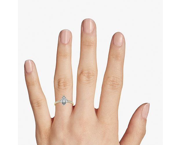 0.70 Carat Real Diamond Solitaire Ring Solid 14K Yellow Gold Size 10 L128593